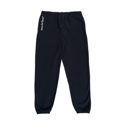 Navy Fleece Trackies (Unisex)