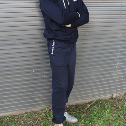 Navy Fleece Trackies (Unisex)