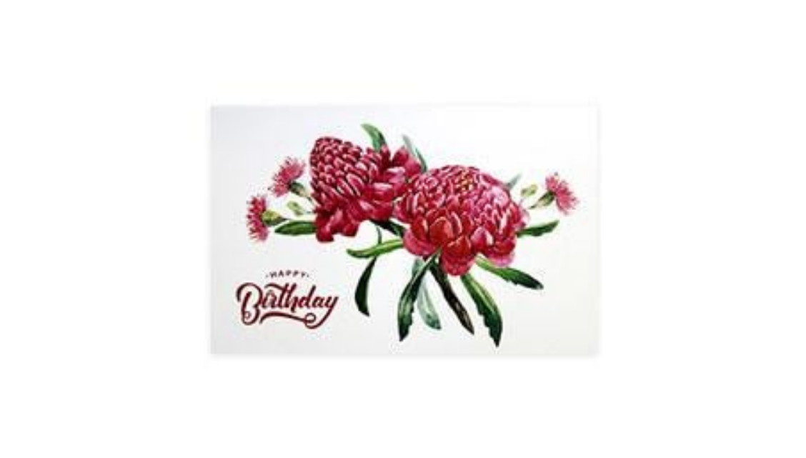 Waratahs Birthday Card Pack