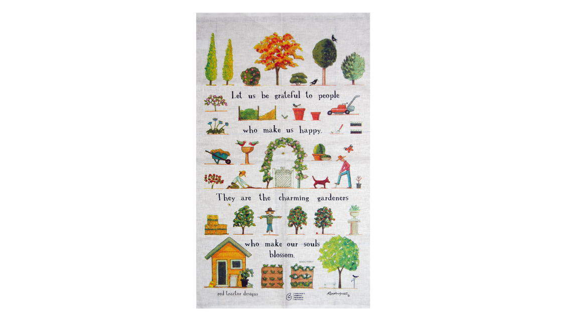 Tea Towel - A Day in the Garden