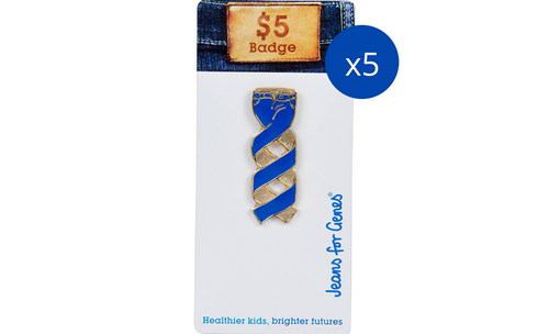 J4G Badge gold/blue - 5 for $20.00